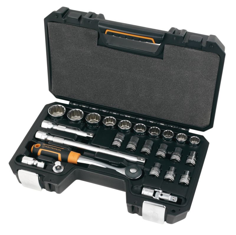 Zestaw kluczy nasadowych Magnusson 1/2'' 25 szt.