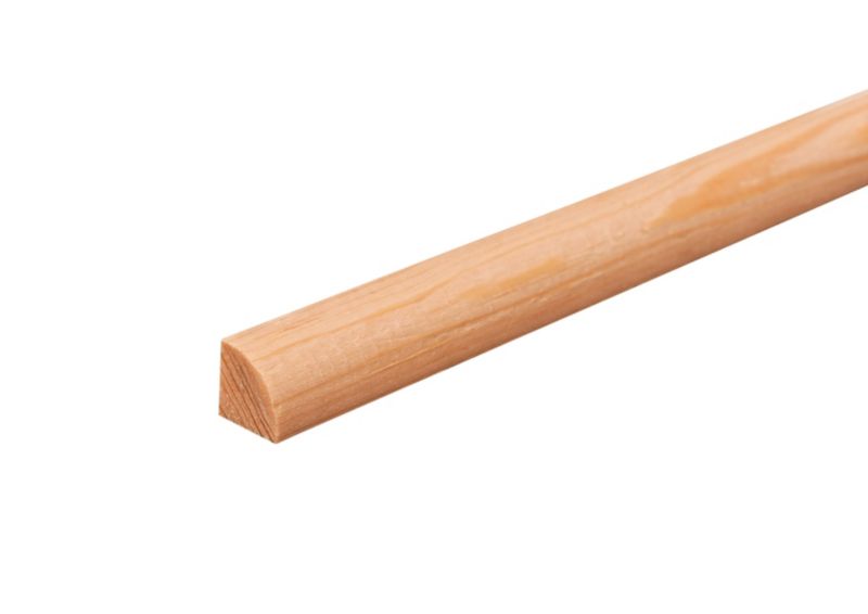 Ćwierćwałek sosnowy bezsęczny wypukły 15 x 15 x 2400 mm