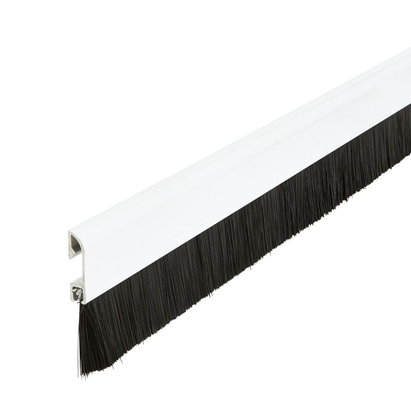 Uszczelka aluminiowa Diall szczotkowa 1 m 25 mm biała