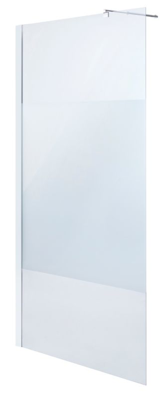 Kabina prysznicowa walk-in Onega 90 cm chrom/wzór