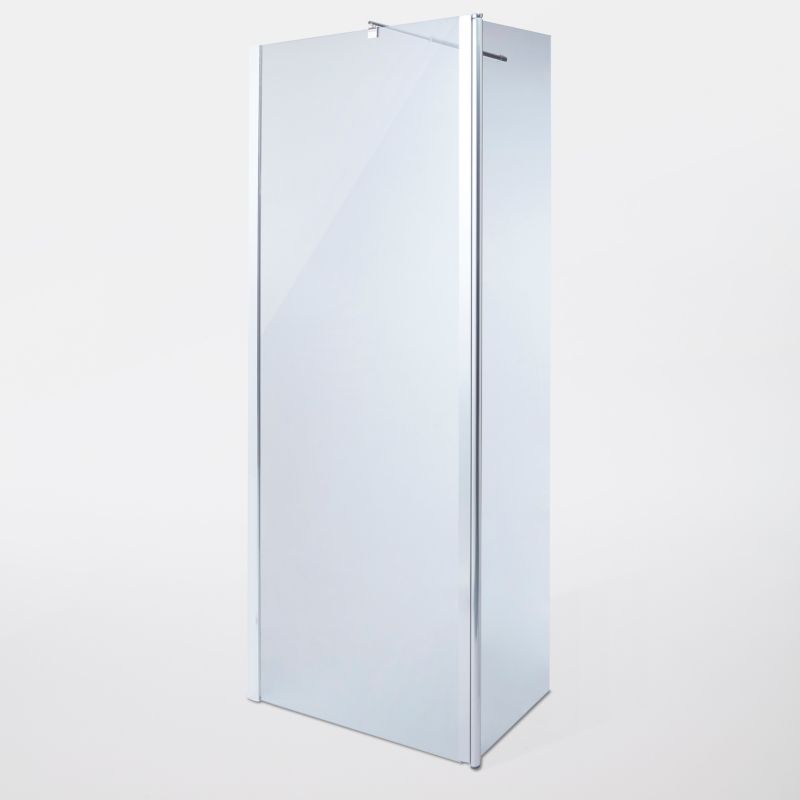 Kabina prysznicowa walk-in Onega 80 + 45 cm chrom/transparentny