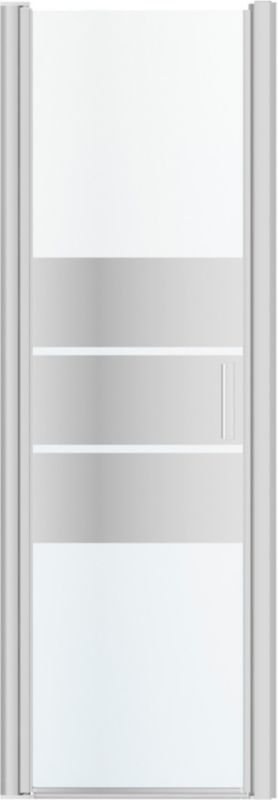 Drzwi prysznicowe uchylne GoodHome Beloya 70 cm chrom/szkło lustrzane