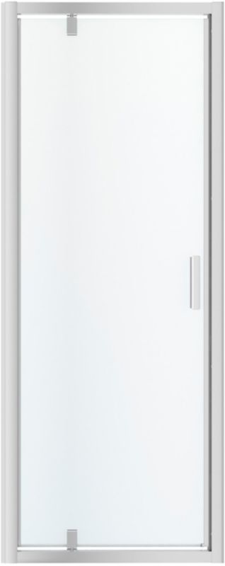 Drzwi prysznicowe wahadłowe GoodHome Beloya 70 cm chrom/transparentne