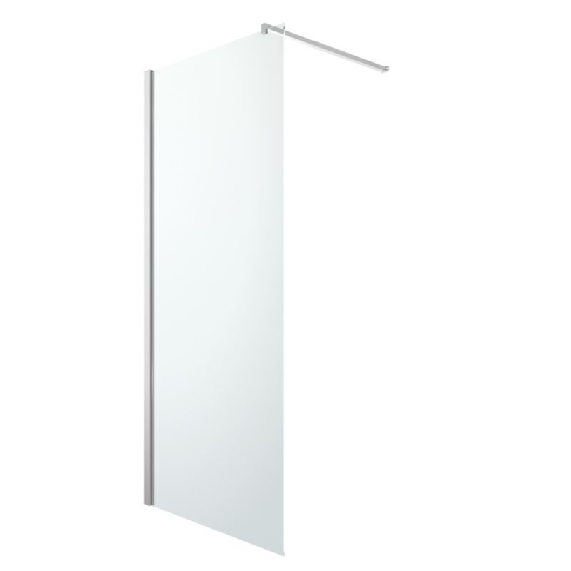 Kabina prysznicowa walk-in GoodHome Beloya 90 cm chrom/transparentna