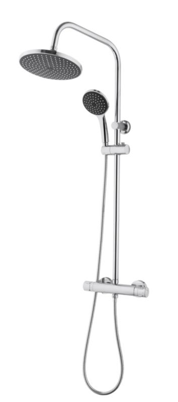 Kolumna prysznicowa Goodhome Lidia śr. 20 cm 1-funkcyjna z baterią termostatyczną