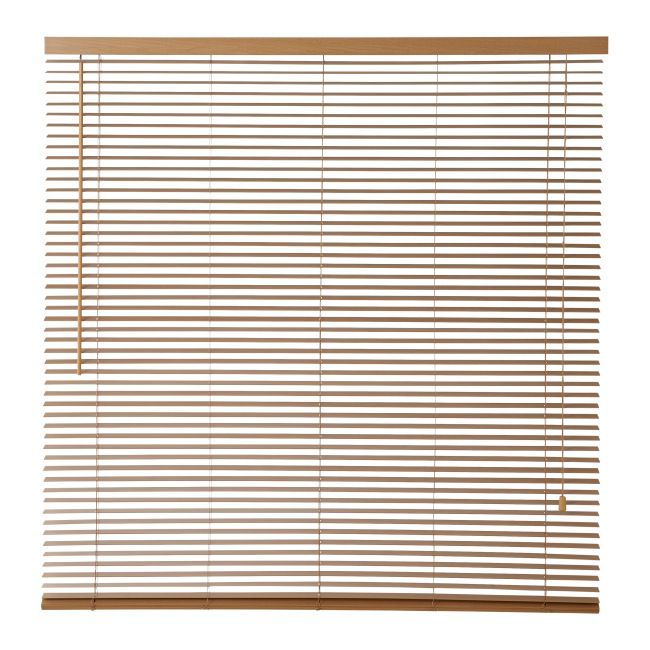 Żaluzja GoodHome drewniana Colours Cana 160 x 180 cm jasna brązowa