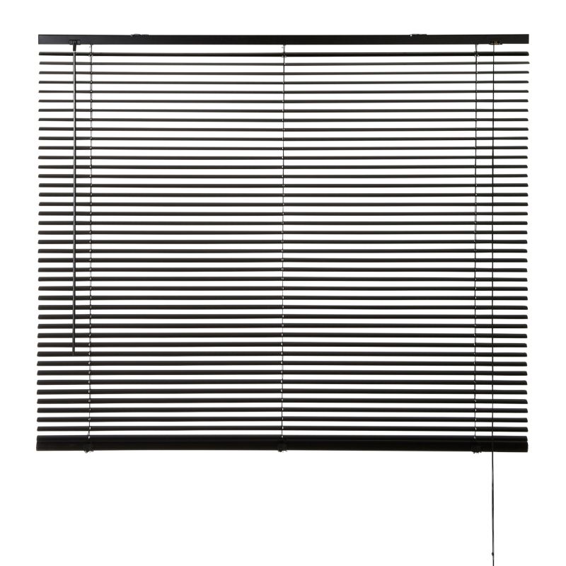 Żaluzja GoodHome aluminiowa Colours Studio 180 x 180 cm czarna