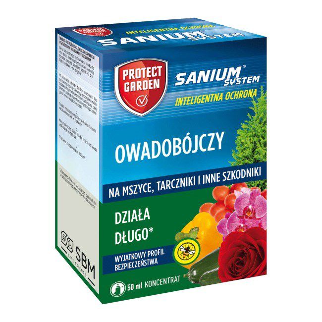 Koncentrat owadobójczy, na mszyce i inne szkodniki Sanium System 50 ml