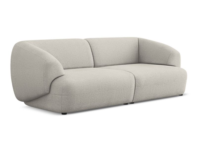 4-osobowa kanapa modułowa Makamii Moana z tkaniną boucle 232x98 cm beżowy 1 szt.