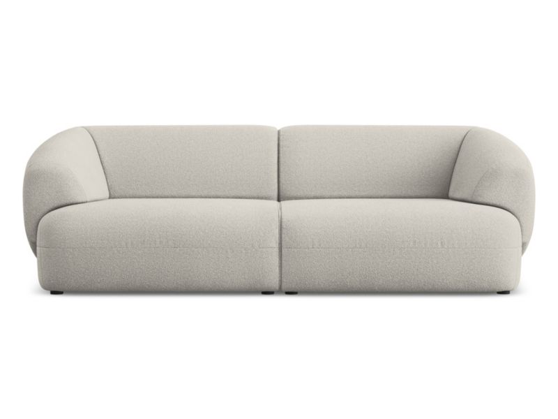 4-osobowa kanapa modułowa Makamii Moana z tkaniną boucle 232x98 cm beżowy 1 szt.
