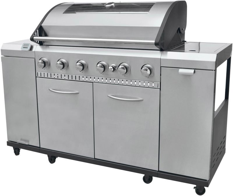 Kuchnia gazowa inox 6.1