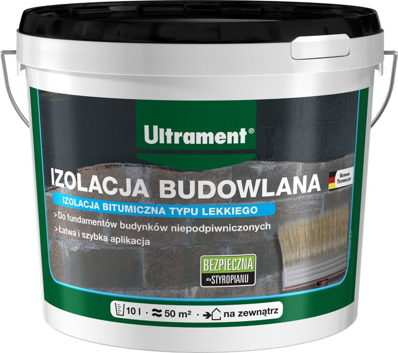 Izolacja budowlana Ultrament 10 l