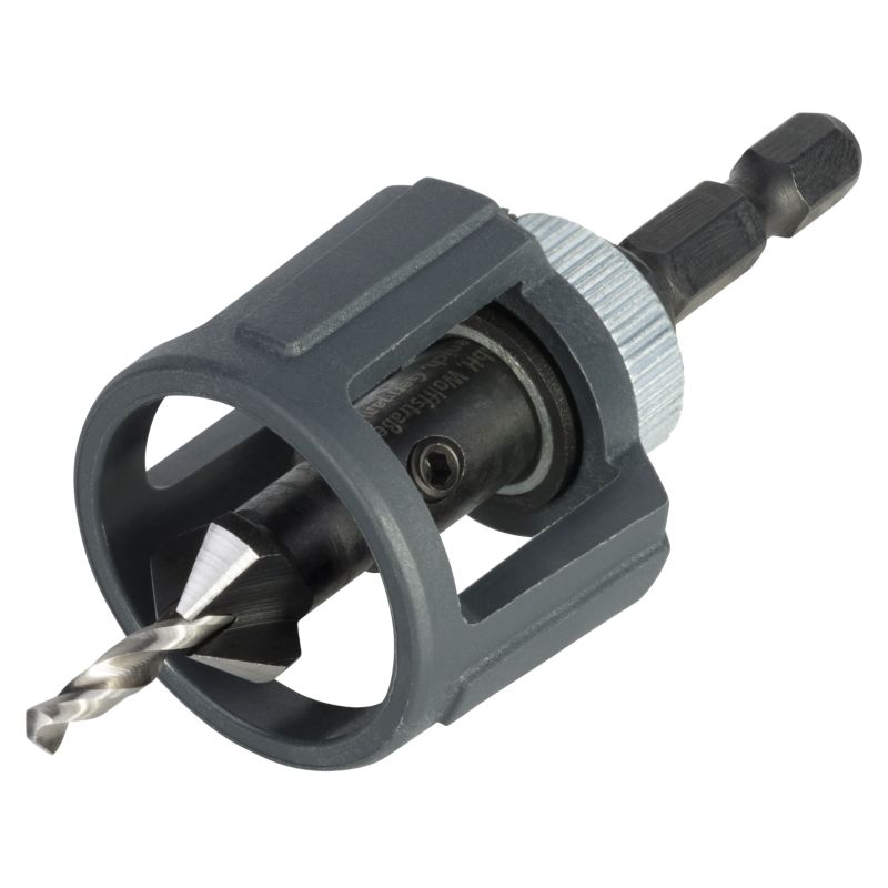 Nawiertak z fazownikiem i ogranicznikiem Wolfcraft Gmbh 4392000 12 mm