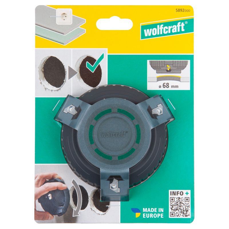 Fazownik do otworów do GK Wolfcraft Gmbh 5892000 68 mm