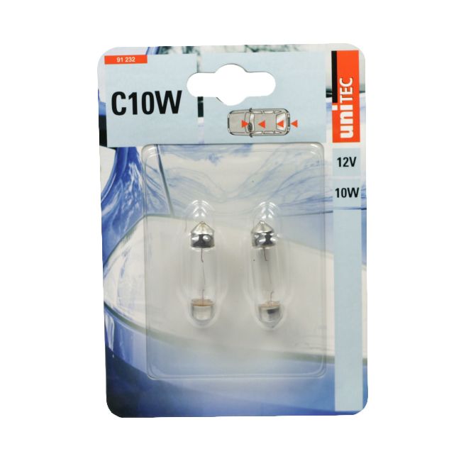 Żarówka Unitec C10W 2 szt.