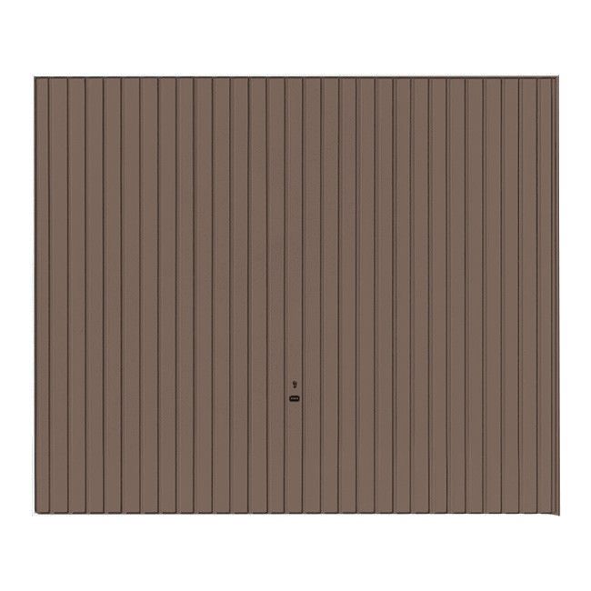 Brama garażowa uchylna GSL 2500 x 2125 mm brązowa