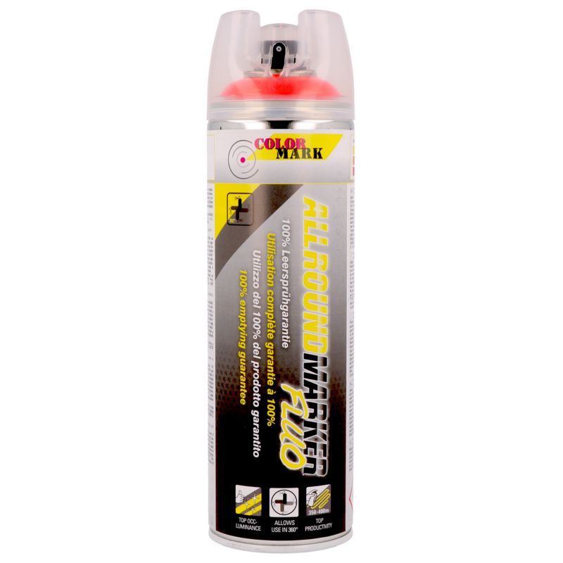 Spray Dupli Color Spotmark neon czerwony 0,5 l