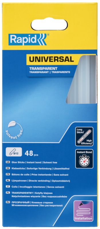 Klej uniwersalny Rapid 880 g śr. 12 mm przezroczysty
