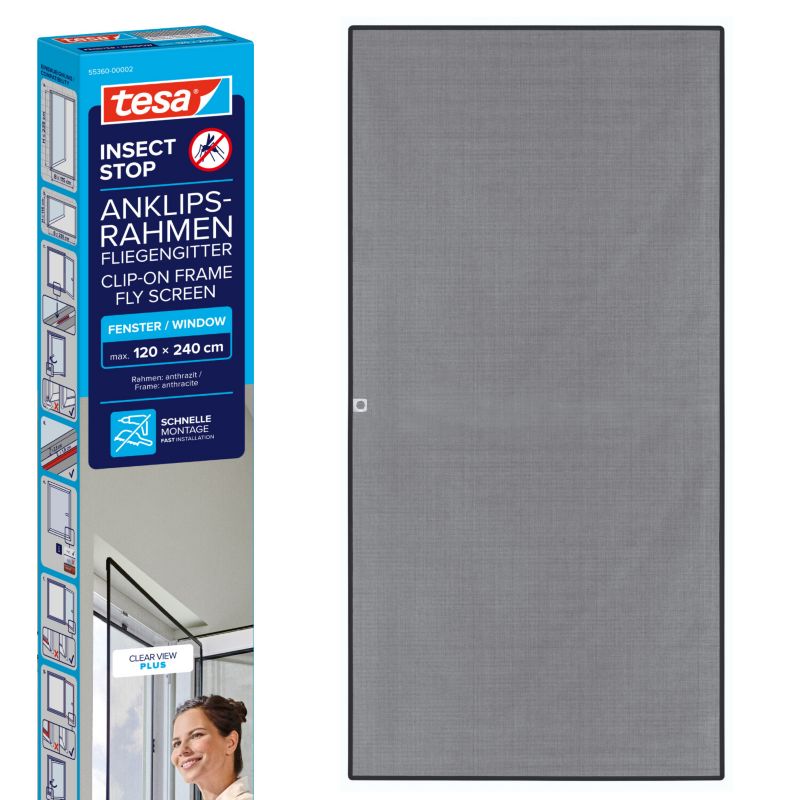 Moskitiera ramkowa Tesa XL 1,2 x 2,4 m