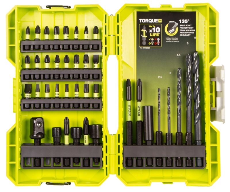 Zestaw bitów i wierteł Ryobi RAK38DSDI2 Torque+ 38 sztuk