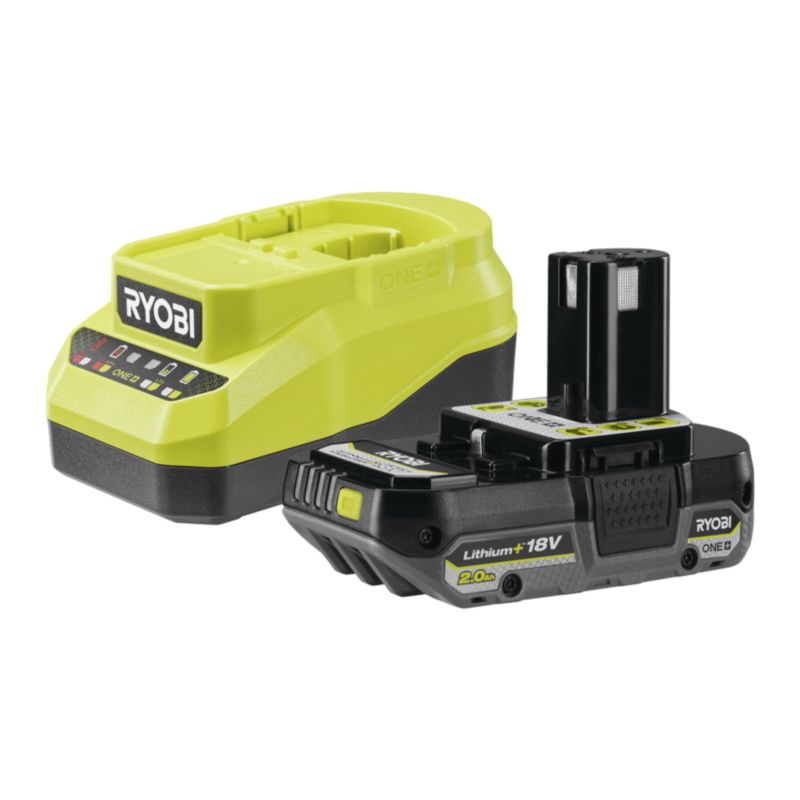 Akumulator Li-io 2 Ah + szybka ładowarka 2A Ryobi RC18120-120C One+ 18V