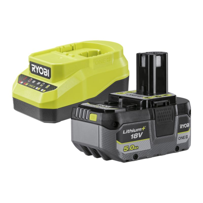 Akumulator Li-io 5 Ah + szybka ładowarka 2A Ryobi RC18120-150X One+ 18V