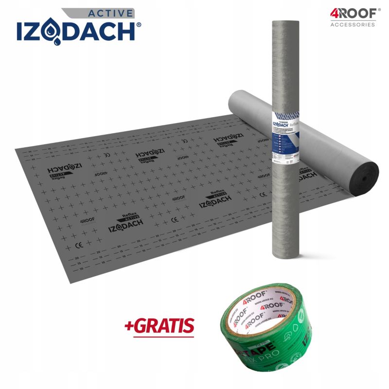 4ROOF Membrana paroizolacyjną IZODACH ACTIVE REFLEX super jakość i cena