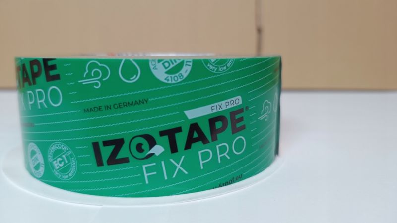4ROOF Taśma do membrany dachowej i folii IZOTAPE FIX PRO 50mm x 25mb x 2 rolki - 50mb (komplet). Super jakość, mocna, zbrojona