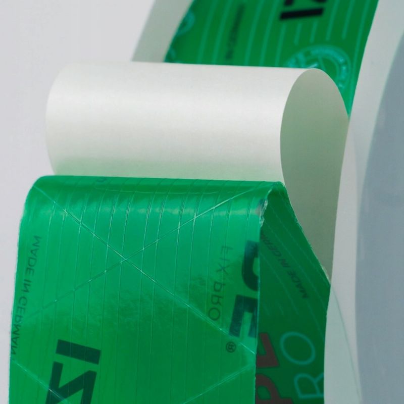 4ROOF Taśma do membrany dachowej i folii IZOTAPE FIX PRO 50mm x 25mb x 2 rolki - 50mb (komplet). Super jakość, mocna, zbrojona