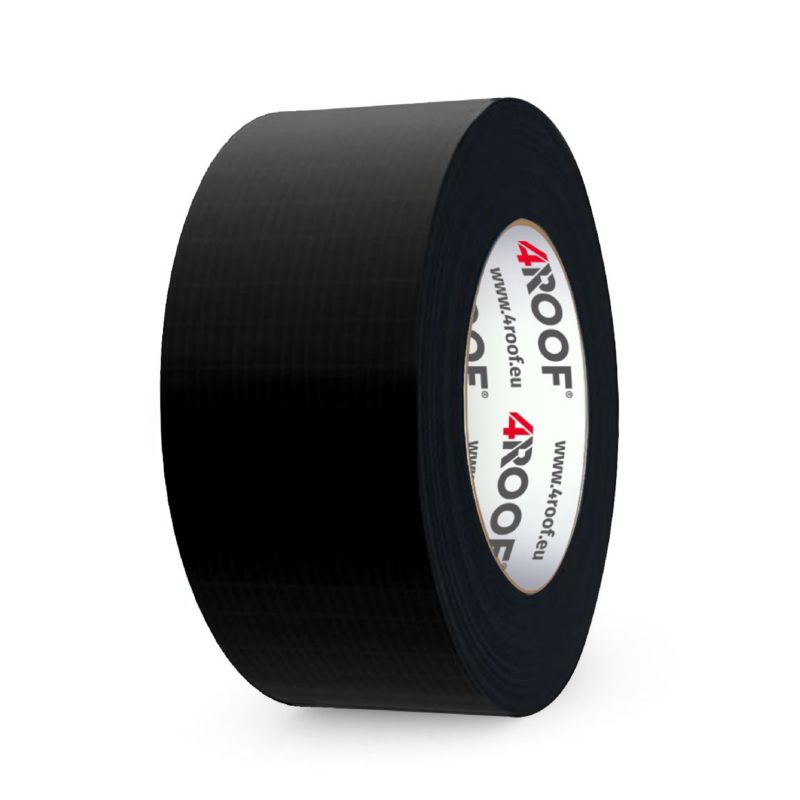 4ROOF Taśma do membrany dachowej na elewacje IZOTAPE MULTI PRO black 60mm x 25mb x 2 rolki - 50mb Zbrojona UV Uniwersalna 1kpl.