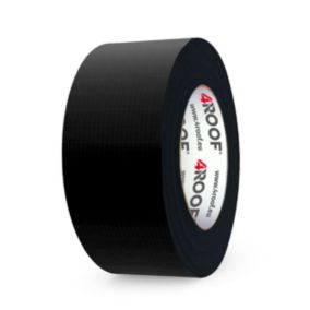 4ROOF Taśma do membrany dachowej na elewacje IZOTAPE MULTI PRO black 60mm x 25mb x 2 rolki - 50mb Zbrojona UV Uniwersalna 1kpl.