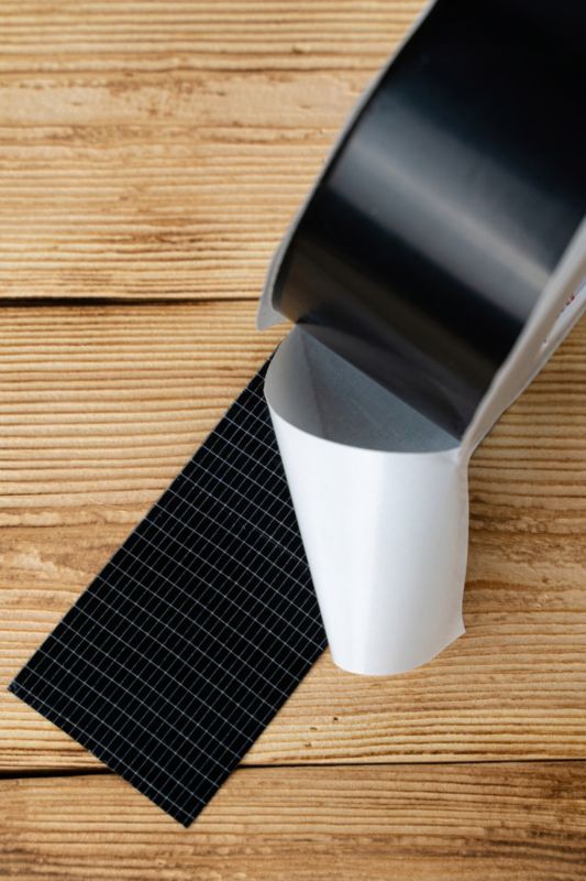 4ROOF Taśma do membrany dachowej na elewacje IZOTAPE MULTI PRO black 60mm x 25mb x 2 rolki - 50mb Zbrojona UV Uniwersalna 1kpl.