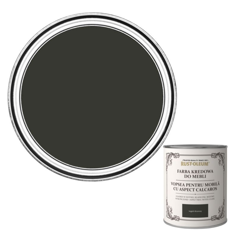 Farba kredowa do mebli Rust-Oleum węgiel drzewny 0,75 l