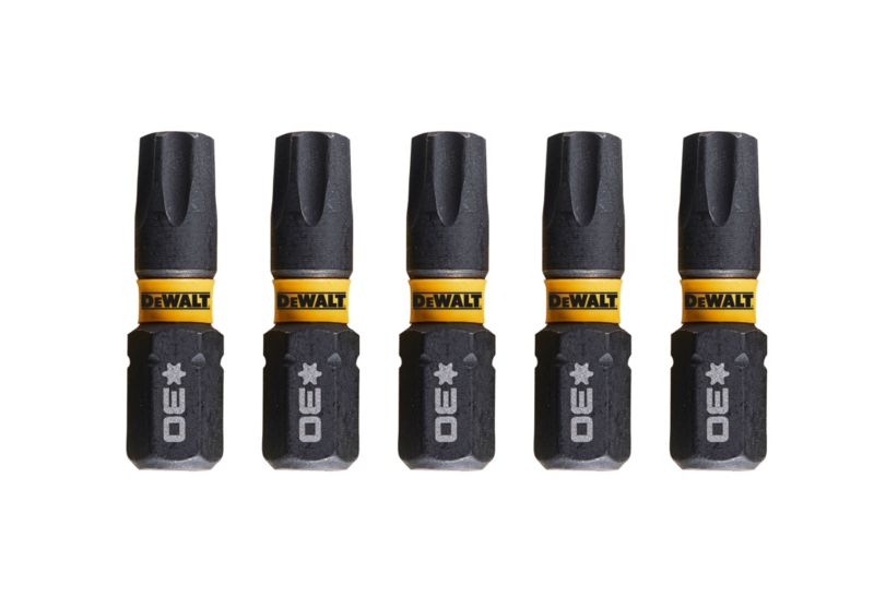 Bity udarowe DeWalt T30/25 mm 5 sztuk