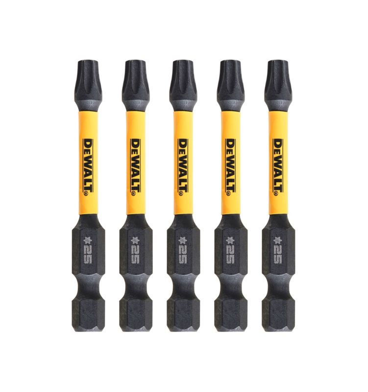 Bity udarowe DeWalt T25/50 mm 5 sztuk