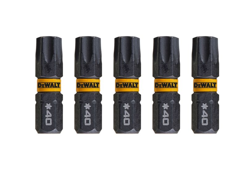 Bity udarowe DeWalt T40/25 mm 5 sztuk