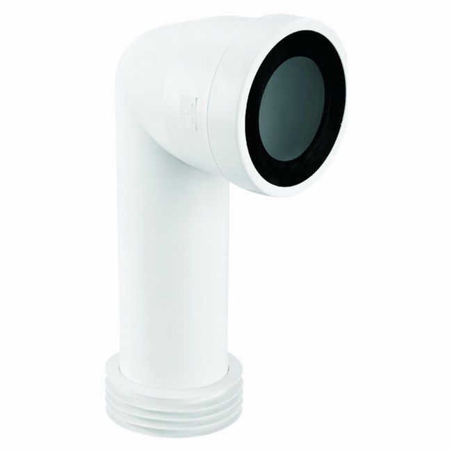 Przyłącze WC kątowe McAlpine 90 dł. 236 mm