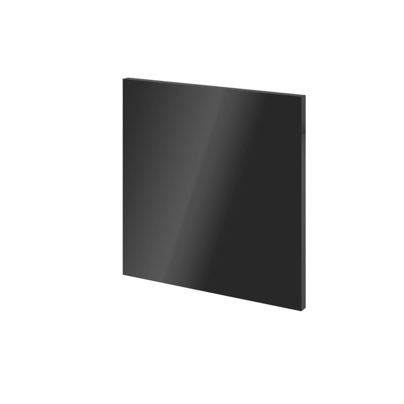 Drzwi do korpusu 37,5 x 37,5 cm GoodHome Atomia antracyt połysk