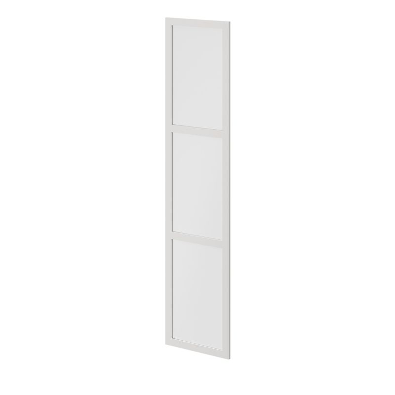 Drzwi do korpusu 50 x 225 cm GoodHome Atomia biały/szkło mleczne