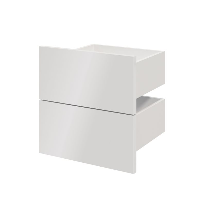 Szuflada zewnętrzna do korpusu 35 x 37,5 cm GoodHome Atomia biała 2 szt.