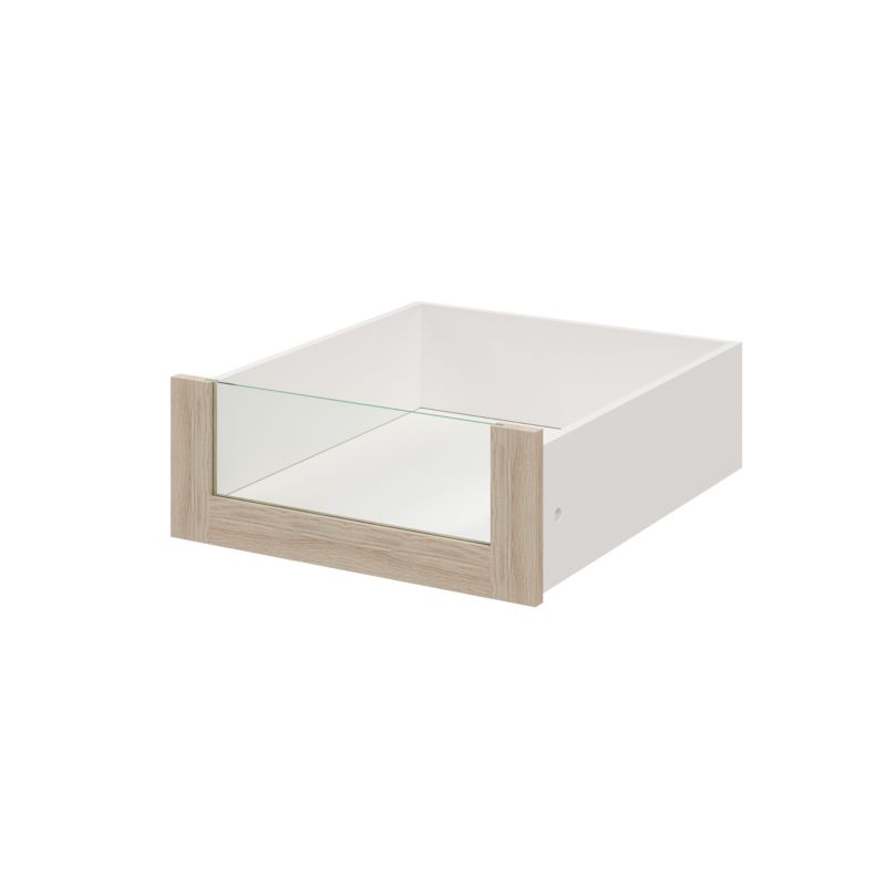 Szuflada wewnętrzna do korpusu 58 x 50 cm GoodHome Atomia dąb/szkło