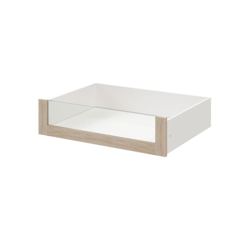 Szuflada wewnętrzna do korpusu 58 x 75 cm GoodHome Atomia dąb/ szkło