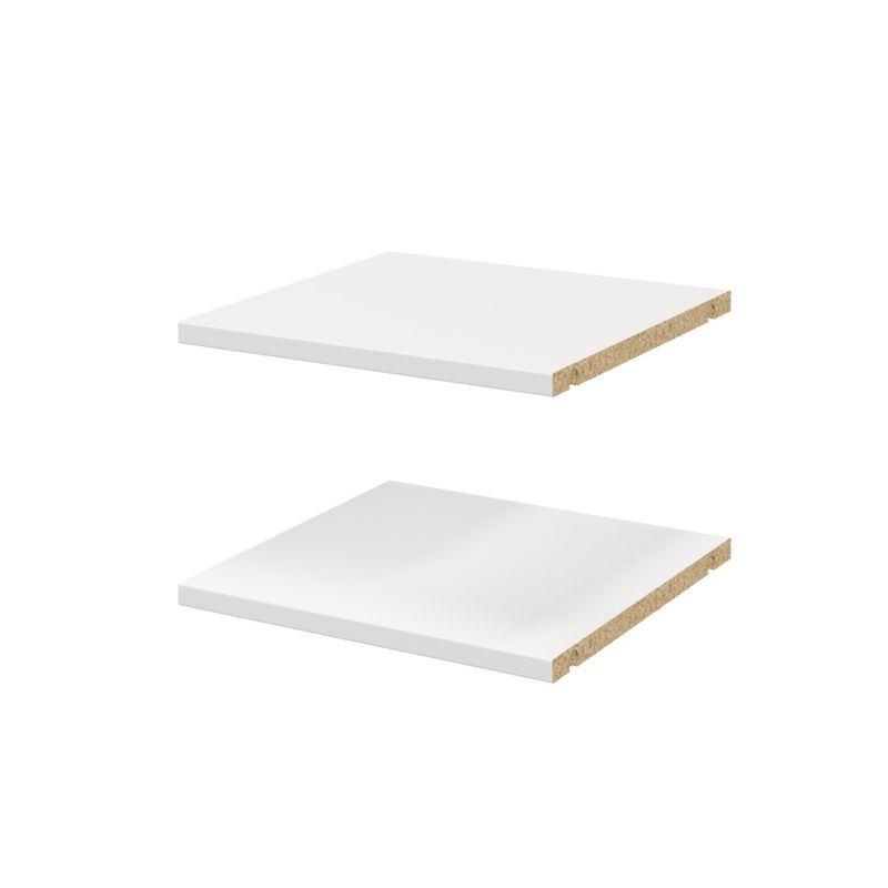 Półka do korpusu GoodHome Atomia 35 x 37,5 cm biała 2 szt.