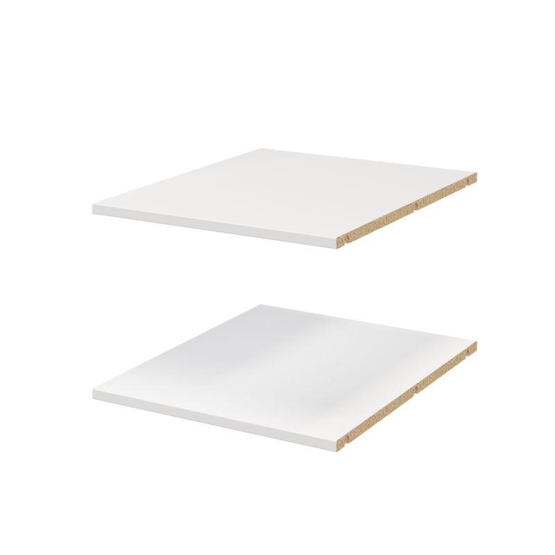 Półka do korpusu GoodHome Atomia 58 x 50 cm biały 2 szt.