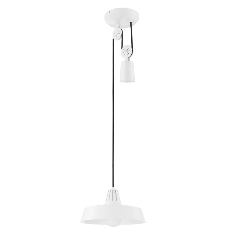 Lampa wisząca GoodHome Yarra 1-punktowa E27 biała