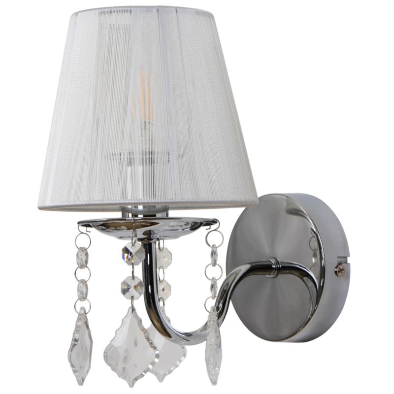 Kinkiet GoodHome Hovland 1-punktowy E14 chrom