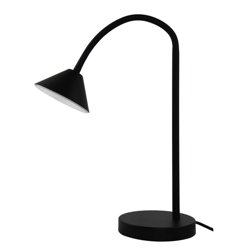 Lampa biurkowa LED 500 lm czarna matowa