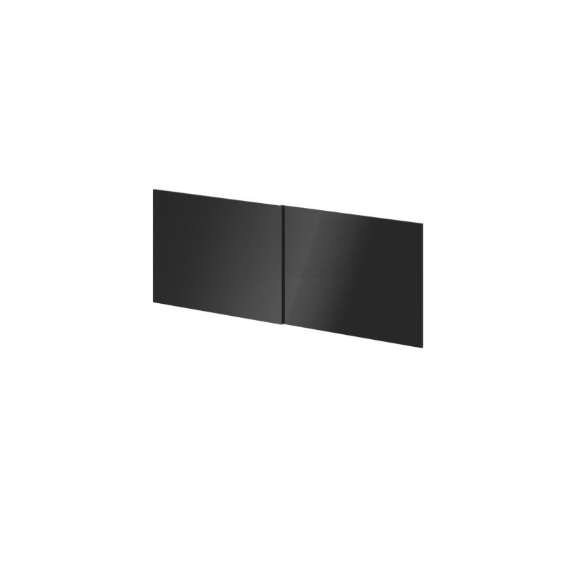 Panele do drzwi przesuwnych GoodHome Atomia 225 x 75 cm antracyt połysk 4 szt.
