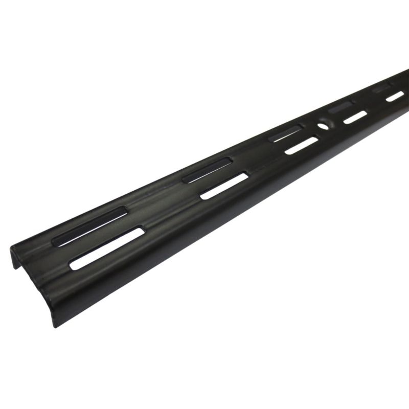 Listwa podwójna Twinny 200 cm czarny mat