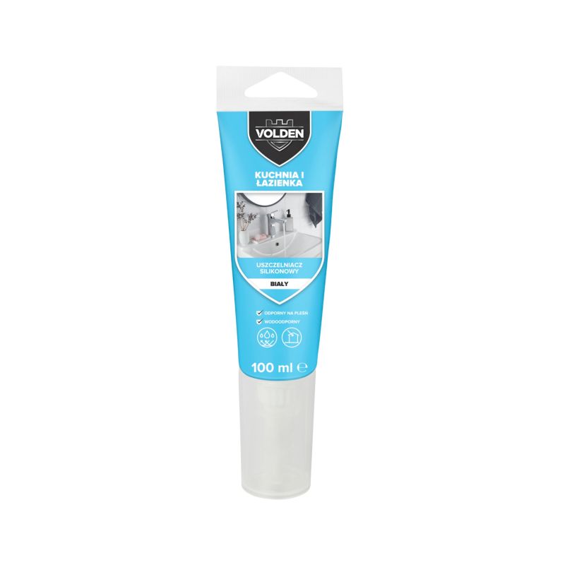 Silikon sanitarny Volden 100 ml biały